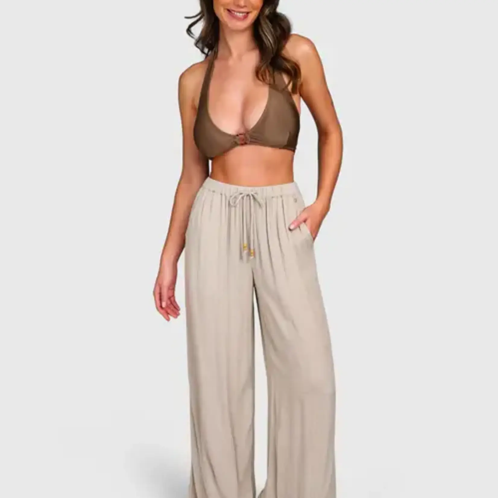 Brunotti Pantella Women Pants - Feather Grey - BRUNOTTI