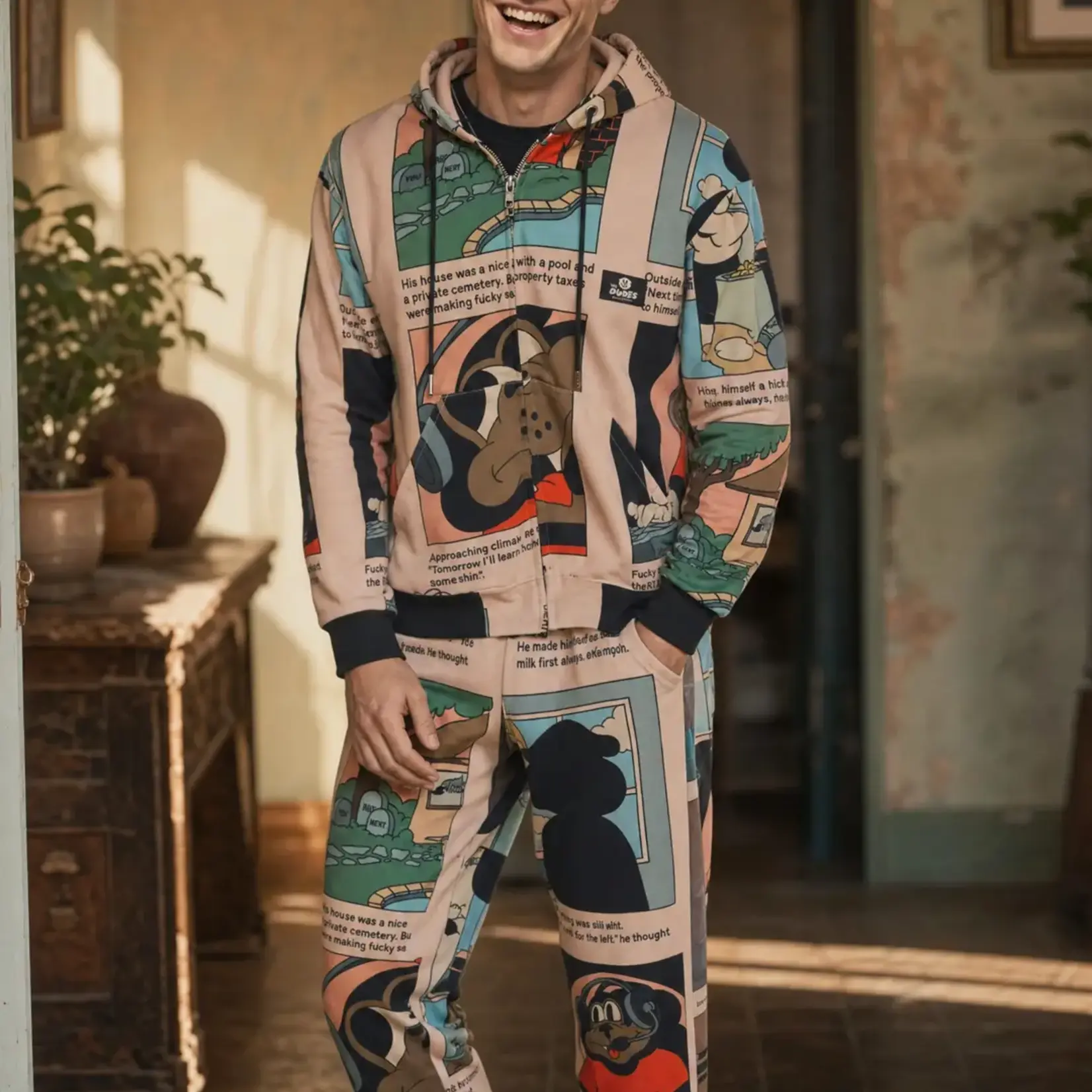 The Dudes Fucky Weekly - hooded jacket classic - The DUDES -Multicolor