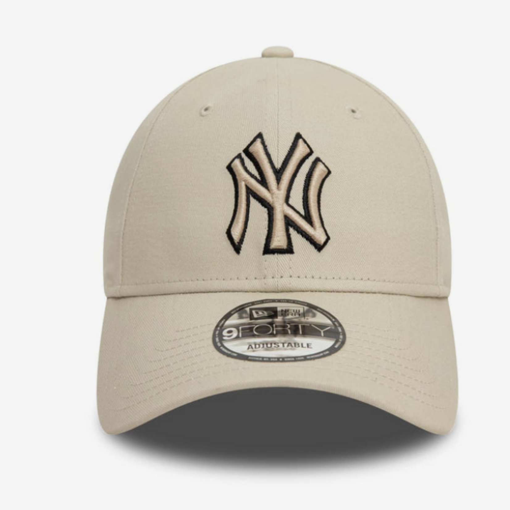New era Casquette 9FORTY Adjustable New York Yankees Team Outline Crème - NEW ERA