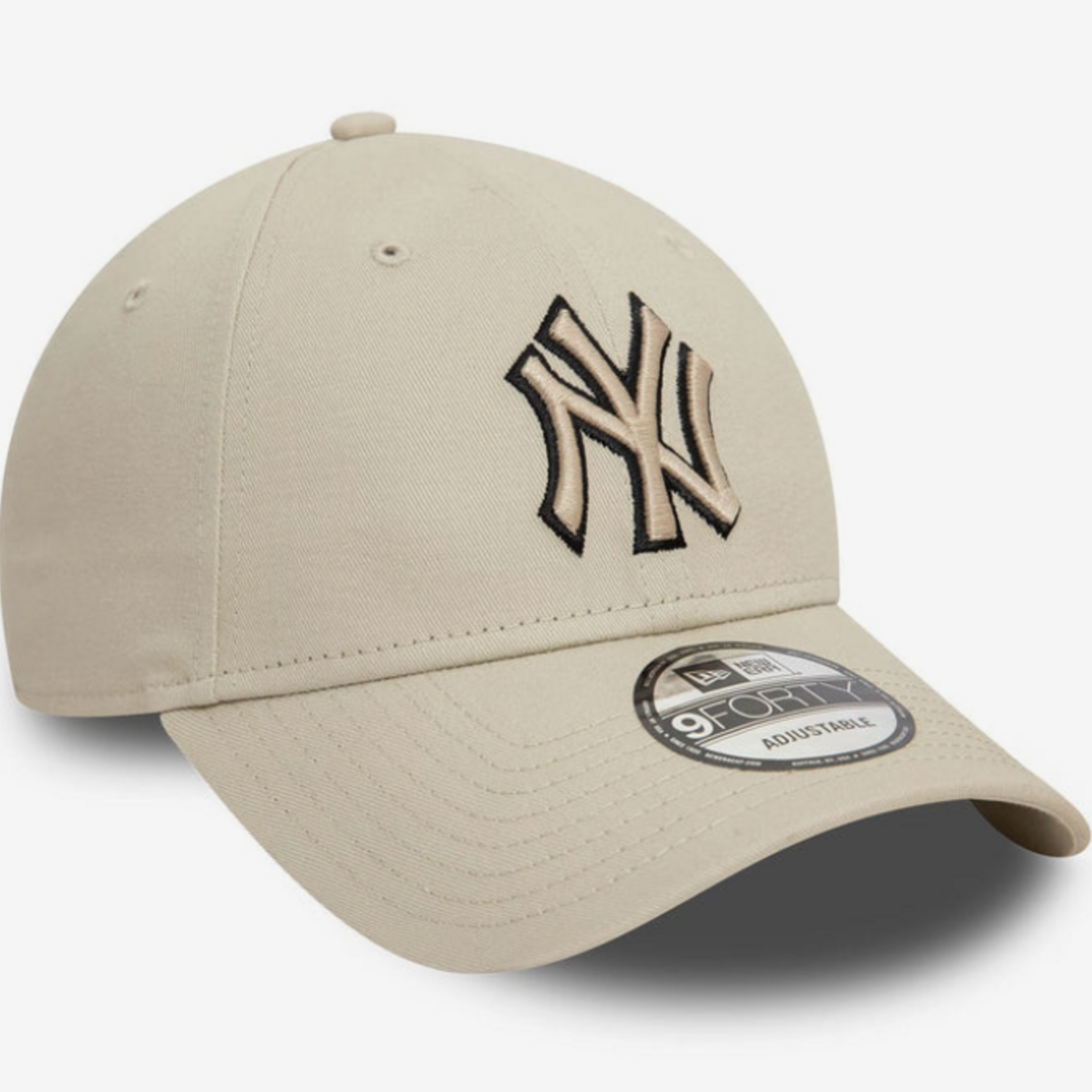 New era Casquette 9FORTY Adjustable New York Yankees Team Outline Crème - NEW ERA