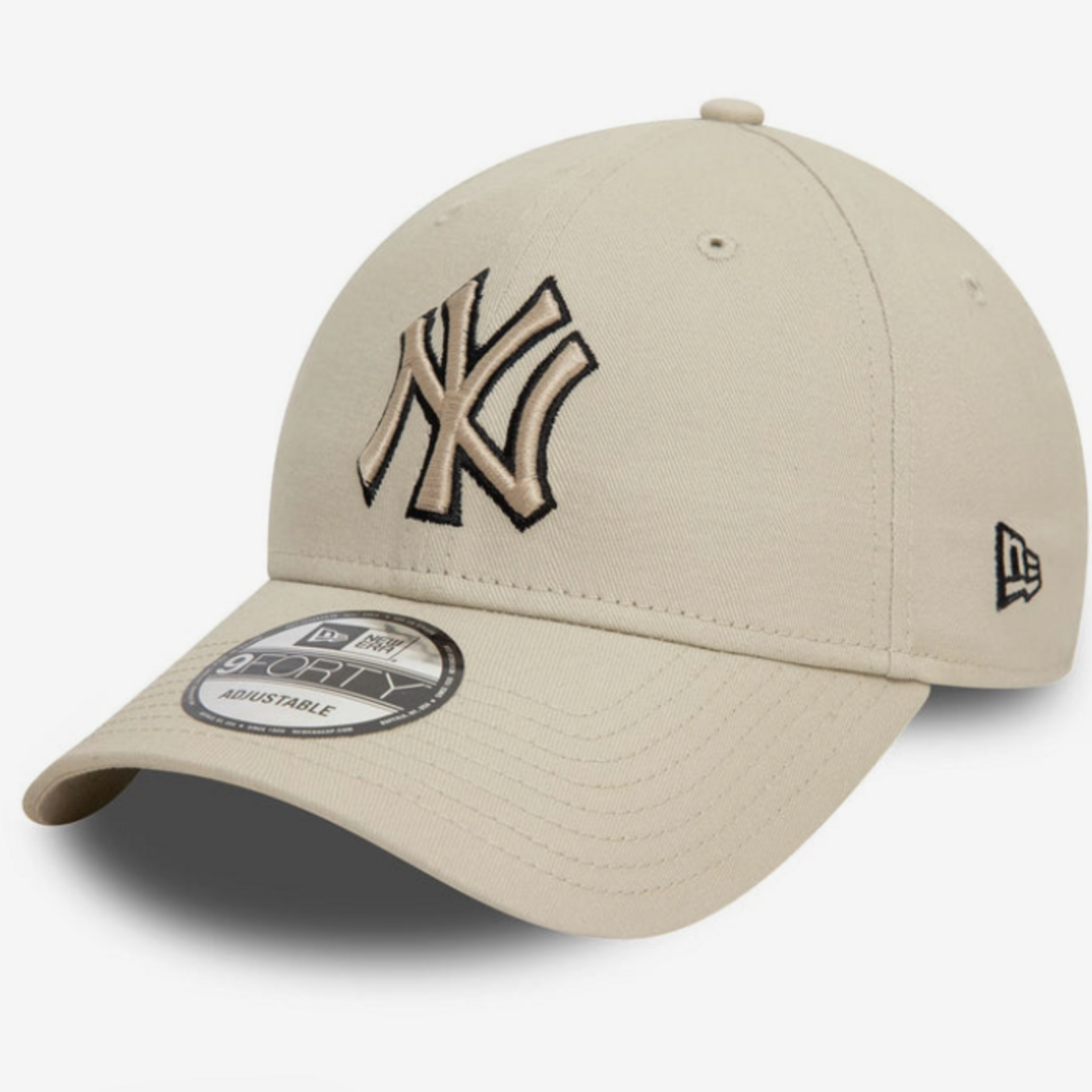 New era Casquette 9FORTY Adjustable New York Yankees Team Outline Crème - NEW ERA