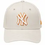 New era Casquette 9FORTY Adjustable New York Yankees Team Outline Crème  Orange - NEW ERA