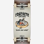 Globe KIDS SOFTIE 83 MID 8.25 COMPLETE SKATEBOARD - DARK MAPLE/CONCRETE DREAMS -  GLOBE
