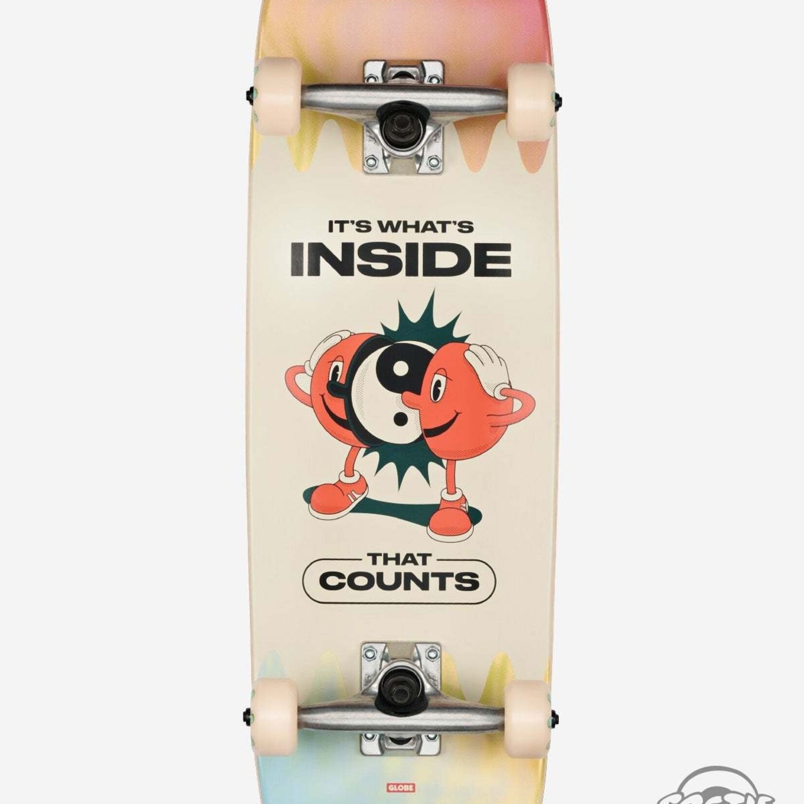 Globe Kids Grip 95 Mid 8.25 Complete Skateboard - Wide - Inner Balance - GLOBE