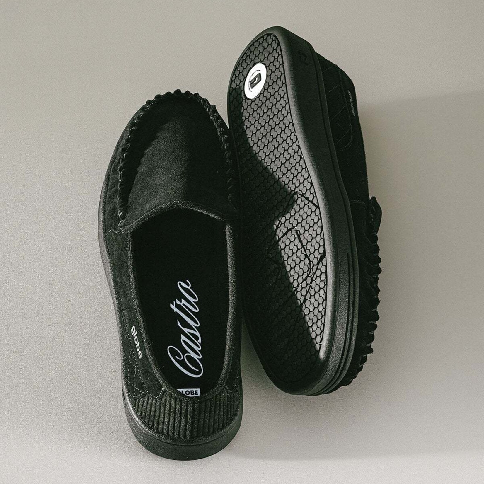Globe CASTRO - BLACK SUEDE - Chaussure - GLOBE