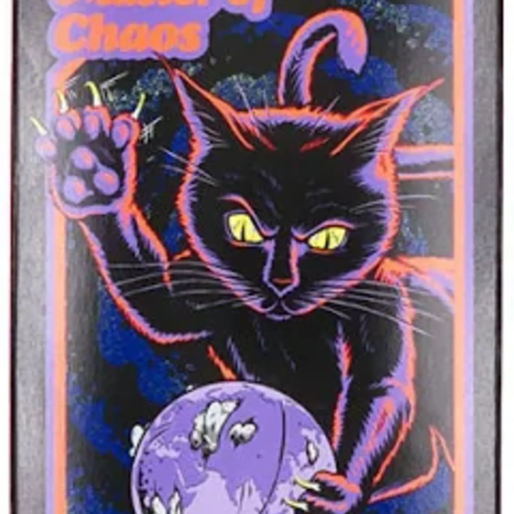 Globe G1 MASTER OF CHAOS 8.0 - DECK  SKATEBOARD - BLACK CAT - GLOBE