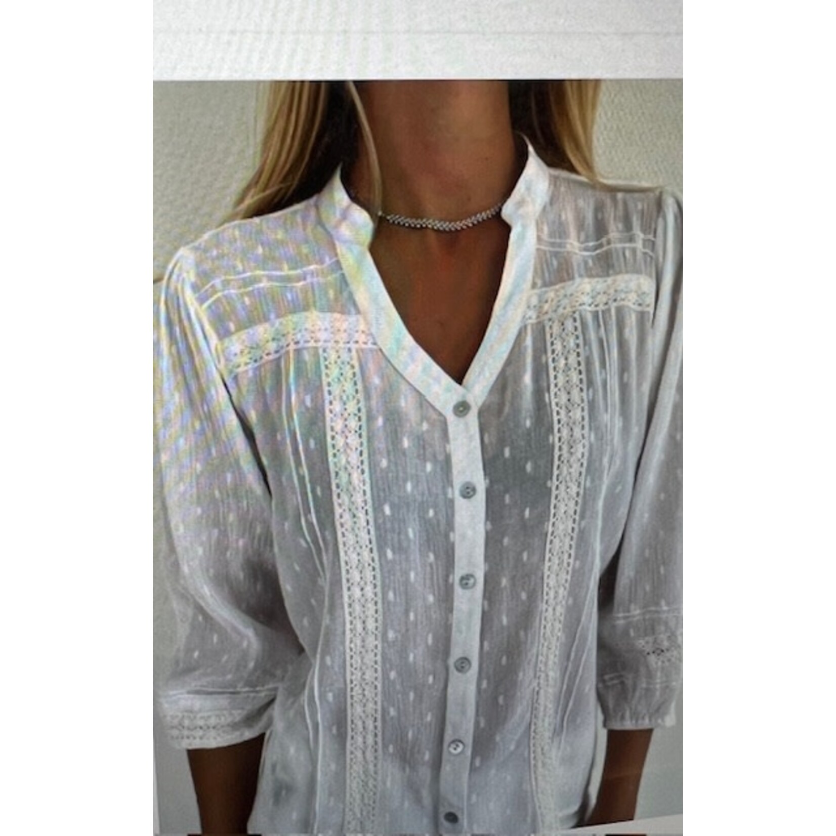 Bindi Bindi bs4 631 lace blouse