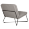 Must Living MUST Living fauteuil Stripe XL lichtgrijs