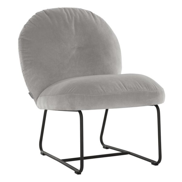 Must Living Must Living fauteuil Bouton lichtgrijs