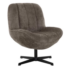 Draaifauteuil Zoey taupe