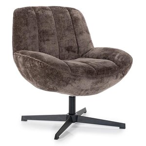 Draaifauteuil Dionne bruin