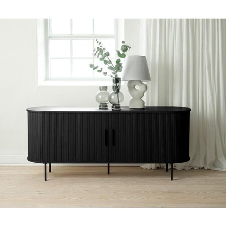 Dressoir Barber zwart 180 cm