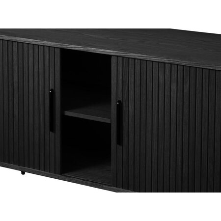 Dressoir Barber zwart 180 cm