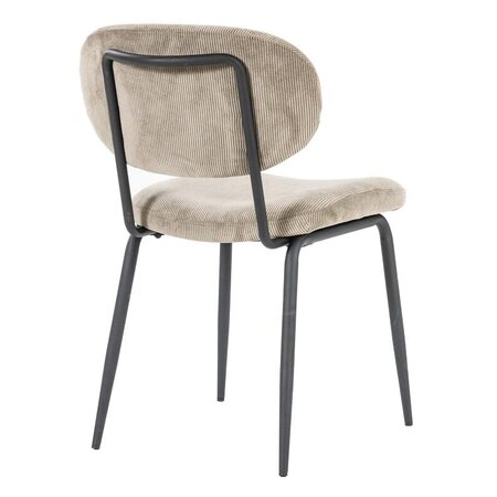 Eetkamerstoel Coco taupe