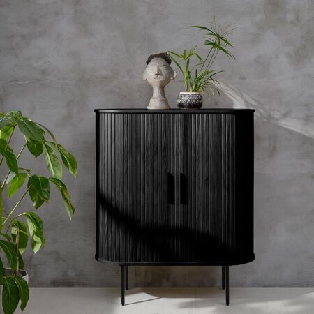 Bergkast Barber zwart