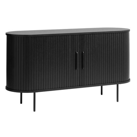 Dressoir Barber zwart 140 cm