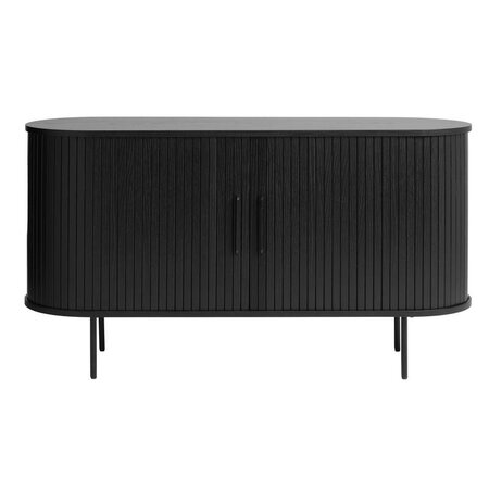 Dressoir Barber zwart 140 cm