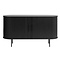Dressoir Barber zwart 140 cm
