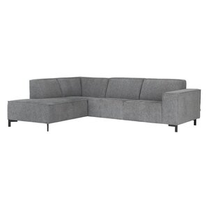 Loungebank Romy boucle grijsblauw