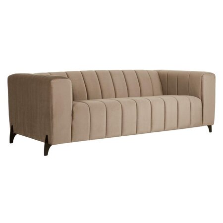 So True by Troubadour 3-zitsbank Isabella velvet zand