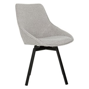 Eetkamerstoel Glamour lichtgrijs