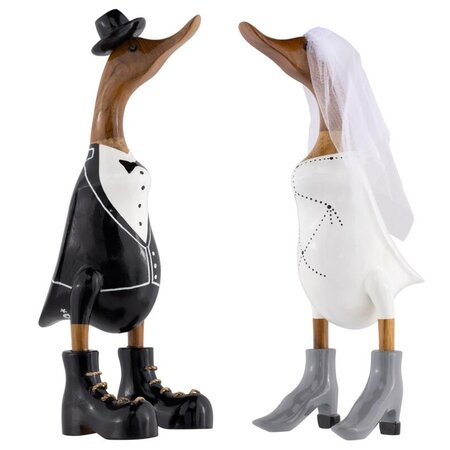 So True by Troubadour Bruid en Bruidegom Duck, set van 2