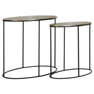 Bijzettafel Goldstar, set van 2