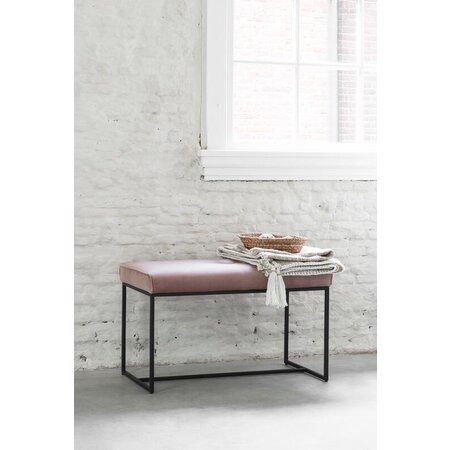So True by Troubadour Eetkamerbank Mirage velvet roze