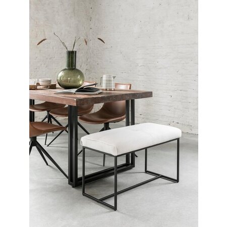So True by Troubadour Eetkamerbank Mirage rib naturel