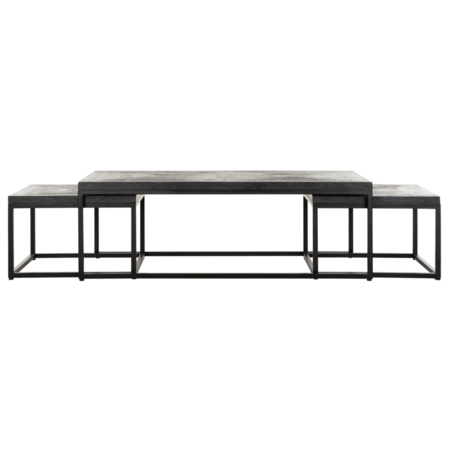 So True by Troubadour Salontafel Parket zwart, set van 3