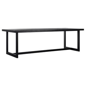 Eettafel Parket zwart 250 cm