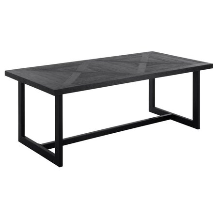 So True by Troubadour Eettafel Parket zwart 200 cm