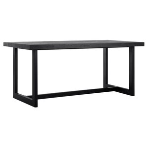 Eettafel Parket zwart 175 cm