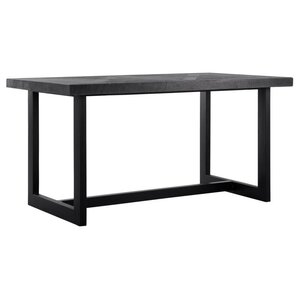 Eettafel Parket zwart 150 cm