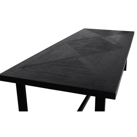 So True by Troubadour Eettafel Parket zwart 150 cm