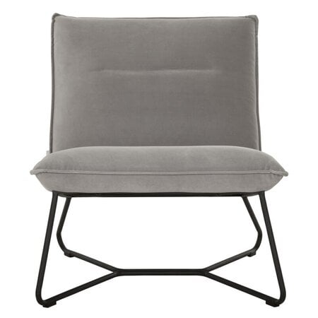 So True by Troubadour Fauteuil Lotus velvet lichtgrijs