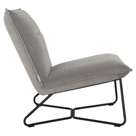 So True by Troubadour Fauteuil Lotus velvet lichtgrijs