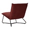 So True by Troubadour Fauteuil Lotus velvet wijnrood
