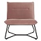 So True by Troubadour Fauteuil Lotus velvet roze