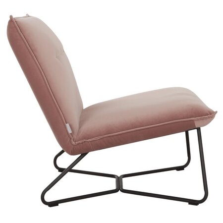 So True by Troubadour Fauteuil Lotus velvet roze