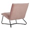 So True by Troubadour Fauteuil Lotus velvet roze