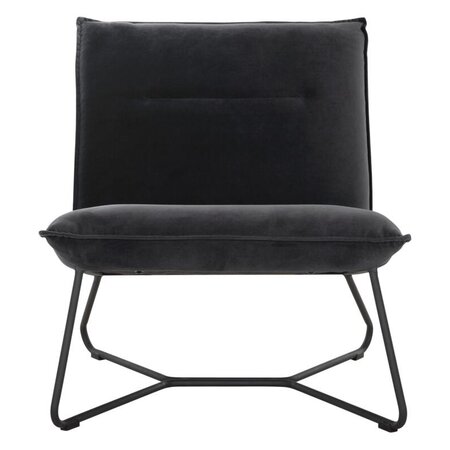 So True by Troubadour Fauteuil Lotus velvet donkergrijs