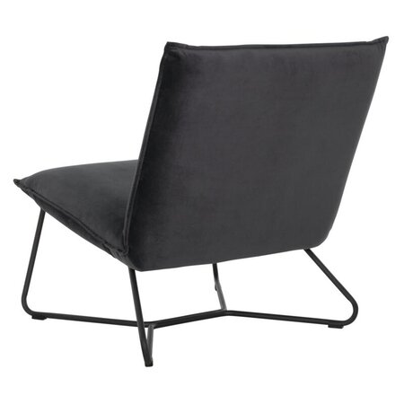 So True by Troubadour Fauteuil Lotus velvet donkergrijs