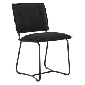 Eetkamerstoel Icone rib donkergrijs