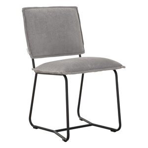 Eetkamerstoel Icone rib lichtgrijs