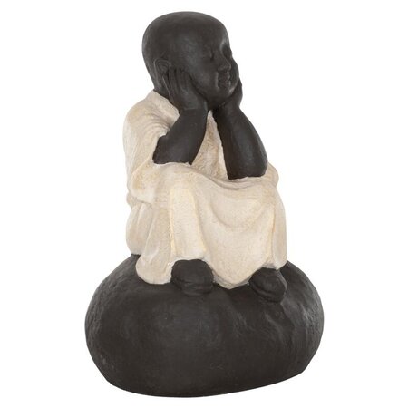 So True by Troubadour Dreaming Monk op een rots