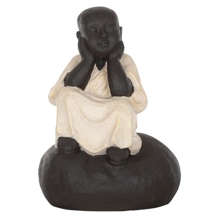 So True by Troubadour Dreaming Monk op een rots