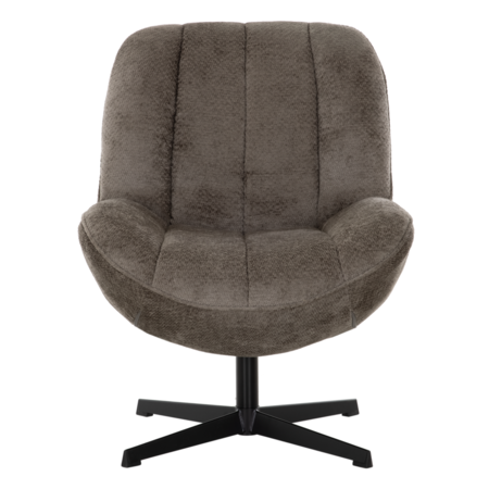 Draaifauteuil Zoey taupe