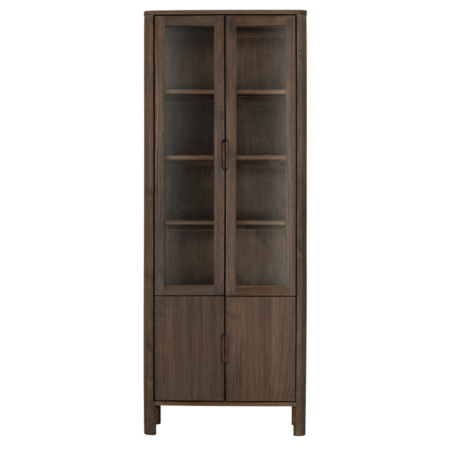 Vitrinekast Forte bruin