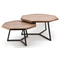 Salontafel Octavia naturel, set van 2
